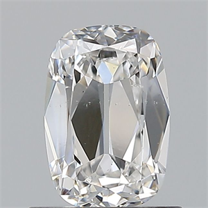 Foto Diamante Natural 0.80 quilates, Del cojín , Color F, claridad SI1 y certificado GIA de