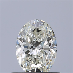 Picture of Natural Diamond 0.50 Carats, Oval with  Cut, G Color, VVS2 Clarity and Certified by IGI
