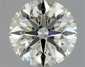 Picture of Natural Diamond 0.70 Carats, Round with Excellent Cut, K Color, VS1 Clarity and Certified by GIA