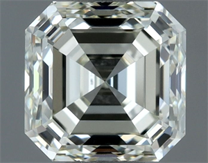 Picture of Natural Diamond 1.00 Carats, Asscher with  Cut, J Color, VVS2 Clarity and Certified by IGI