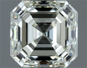 Picture of Natural Diamond 1.00 Carats, Asscher with  Cut, J Color, VVS2 Clarity and Certified by IGI