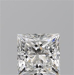 Picture of Natural Diamond 0.93 Carats, Princess with  Cut, H Color, VS1 Clarity and Certified by GIA