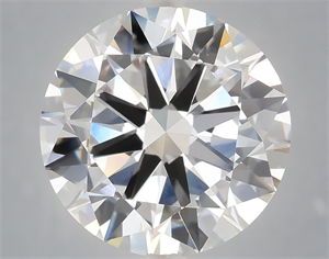 Picture of Lab Grown Diamond 6.00 Carats, Round with Excellent Cut, E Color, VVS2 Clarity and Certified by IGI
