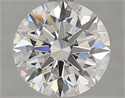 Lab Grown Diamond 2.02 Carats, Round with Excellent Cut, D Color, VVS1 Clarity and Certified by GIA