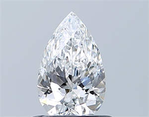 Picture of Natural Diamond 0.54 Carats, Pear with  Cut, D Color, VS1 Clarity and Certified by GIA