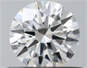 Natural Diamond 0.46 Carats, Round with Excellent Cut, G Color, IF Clarity and Certified by GIA