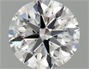 Lab Grown Diamond 1.03 Carats, Round with Excellent Cut, E Color, VVS2 Clarity and Certified by IGI