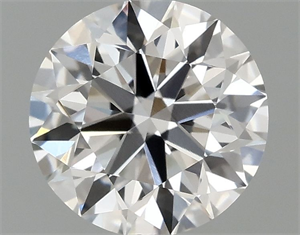 Picture of Lab Grown Diamond 1.03 Carats, Round with Excellent Cut, E Color, VVS2 Clarity and Certified by IGI