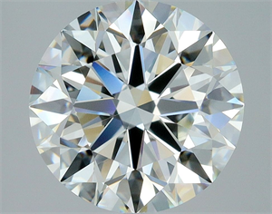 Foto Diamante Natural 2.50 quilates, Redondo , Color J, claridad VVS2 y certificado GIA de