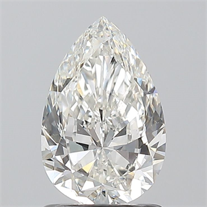Picture of Natural Diamond 1.20 Carats, Pear with  Cut, G Color, SI1 Clarity and Certified by GIA