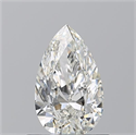 Natural Diamond 0.70 Carats, Pear with  Cut, H Color, VVS1 Clarity and Certified by GIA