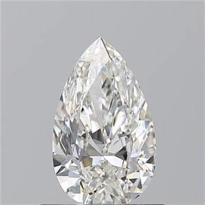 Picture of Natural Diamond 0.70 Carats, Pear with  Cut, H Color, VVS1 Clarity and Certified by GIA