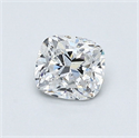 Natural Diamond 0.60 Carats, Cushion with  Cut, E Color, SI1 Clarity and Certified by GIA