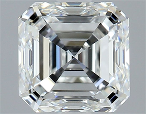 Picture of Natural Diamond 1.51 Carats, Asscher with  Cut, G Color, VS1 Clarity and Certified by GIA
