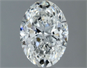 Diamante Natural 1.00 quilates, Ovalado , Color G, claridad VS2 y certificado GIA