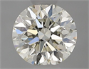 Natural Diamond 0.41 Carats, Round with Excellent Cut, I Color, SI1 Clarity and Certified by IGI