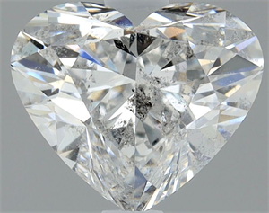 Picture of Natural Diamond 1.01 Carats, Heart with  Cut, E Color, SI2 Clarity and Certified by HRD
