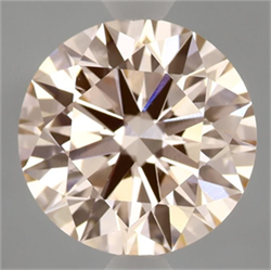 Picture of Lab Grown Diamond 3.07 Carats, Round with Ideal Cut, Fancy Intense Pink Color, VS1 Clarity and Certified by IGI