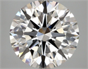 Del inventario de diamantes de laboratorio, 4.07 quilates, Redondo , Color H, claridad VVS2 y certificado IGI