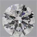 Lab Grown Diamond 5.53 Carats, Round with Excellent Cut, E Color, VVS2 Clarity and Certified by IGI