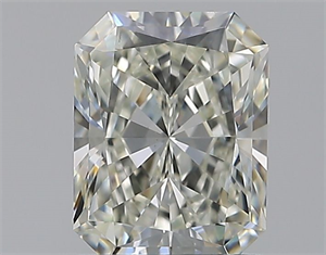Picture of Natural Diamond 1.01 Carats, Radiant with  Cut, J Color, VS2 Clarity and Certified by GIA