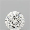 Natural Diamond 0.41 Carats, Round with Excellent Cut, I Color, SI1 Clarity and Certified by IGI