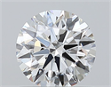 Natural Diamond 0.70 Carats, Round with Excellent Cut, G Color, SI1 Clarity and Certified by GIA