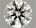 Natural Diamond 0.81 Carats, Round with Excellent Cut, L Color, SI1 Clarity and Certified by GIA
