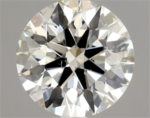 Picture of Natural Diamond 0.81 Carats, Round with Excellent Cut, L Color, SI1 Clarity and Certified by GIA