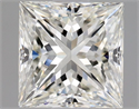 Natural Diamond 1.01 Carats, Princess with  Cut, I Color, VVS2 Clarity and Certified by GIA