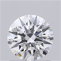 Lab Grown Diamond 0.77 Carats, Round with Ideal Cut, D Color, VS1 Clarity and Certified by IGI