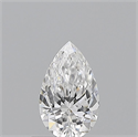 Natural Diamond 0.51 Carats, Pear with  Cut, D Color, VS2 Clarity and Certified by GIA