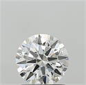 Del inventario de diamantes de laboratorio, 1.10 quilates, Redondo , Color F, claridad VVS2 y certificado IGI