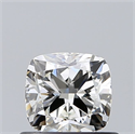 Natural Diamond 0.62 Carats, Cushion with  Cut, J Color, VS1 Clarity and Certified by GIA
