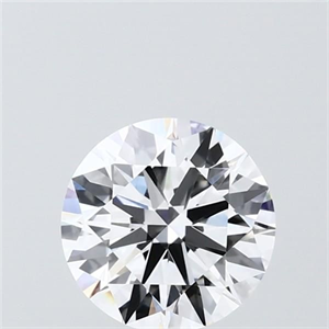Picture of Lab Grown Diamond 1.50 Carats, Round with Excellent Cut, E Color, VVS2 Clarity and Certified by IGI