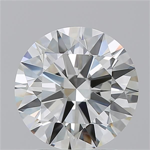 Picture of Natural Diamond 2.01 Carats, Round with Excellent Cut, J Color, VVS2 Clarity and Certified by GIA
