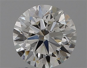 Picture of Natural Diamond 0.50 Carats, Round with Excellent Cut, H Color, VS1 Clarity and Certified by GIA