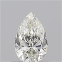 Natural Diamond 0.50 Carats, Pear with  Cut, H Color, VS2 Clarity and Certified by GIA