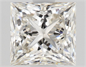 Natural Diamond 0.80 Carats, Princess with  Cut, I Color, VVS1 Clarity and Certified by GIA
