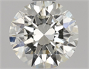 Natural Diamond 0.82 Carats, Round with Excellent Cut, K Color, SI1 Clarity and Certified by GIA