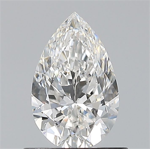 Picture of Natural Diamond 0.70 Carats, Pear with  Cut, F Color, IF Clarity and Certified by GIA