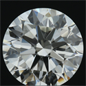 Natural Diamond 2.25 Carats, Round with Excellent Cut, H Color, VVS2 Clarity and Certified by GIA