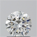 Natural Diamond 1.00 Carats, Round with Very Good Cut, H Color, SI1 Clarity and Certified by GIA