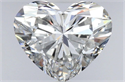 Natural Diamond 1.51 Carats, Heart with  Cut, G Color, SI1 Clarity and Certified by GIA