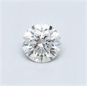 Diamante Natural 0.46 quilates, Redondo , Color G, claridad SI2 y certificado GIA