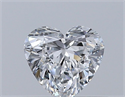 Natural Diamond 0.32 Carats, Heart with  Cut, E Color, VVS2 Clarity and Certified by GIA