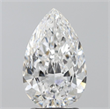 Natural Diamond 2.01 Carats, Pear with  Cut, E Color, VS1 Clarity and Certified by GIA