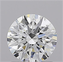 Natural Diamond 0.90 Carats, Round with Excellent Cut, E Color, SI1 Clarity and Certified by GIA