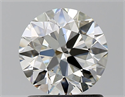Natural Diamond 1.20 Carats, Round with Excellent Cut, J Color, SI1 Clarity and Certified by GIA