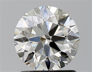 Picture of Natural Diamond 1.20 Carats, Round with Excellent Cut, J Color, SI1 Clarity and Certified by GIA